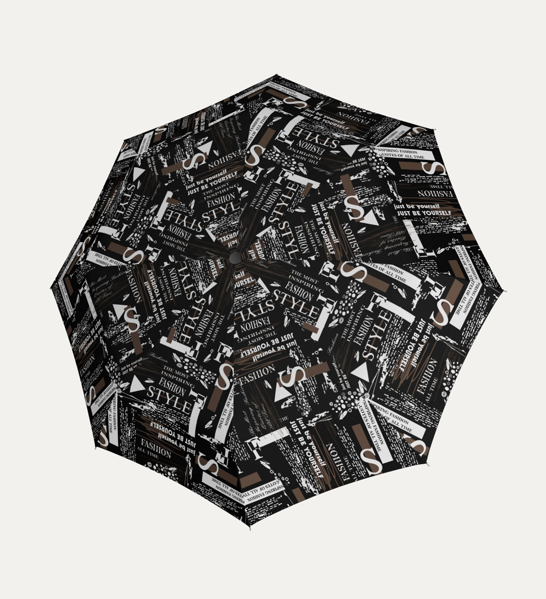 Umbrella Scribble Black